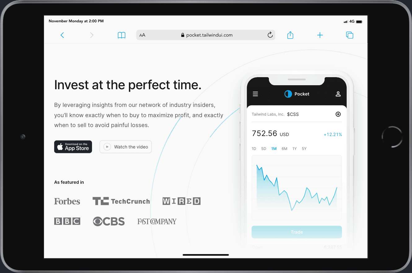 Sample Ipad Screenshot