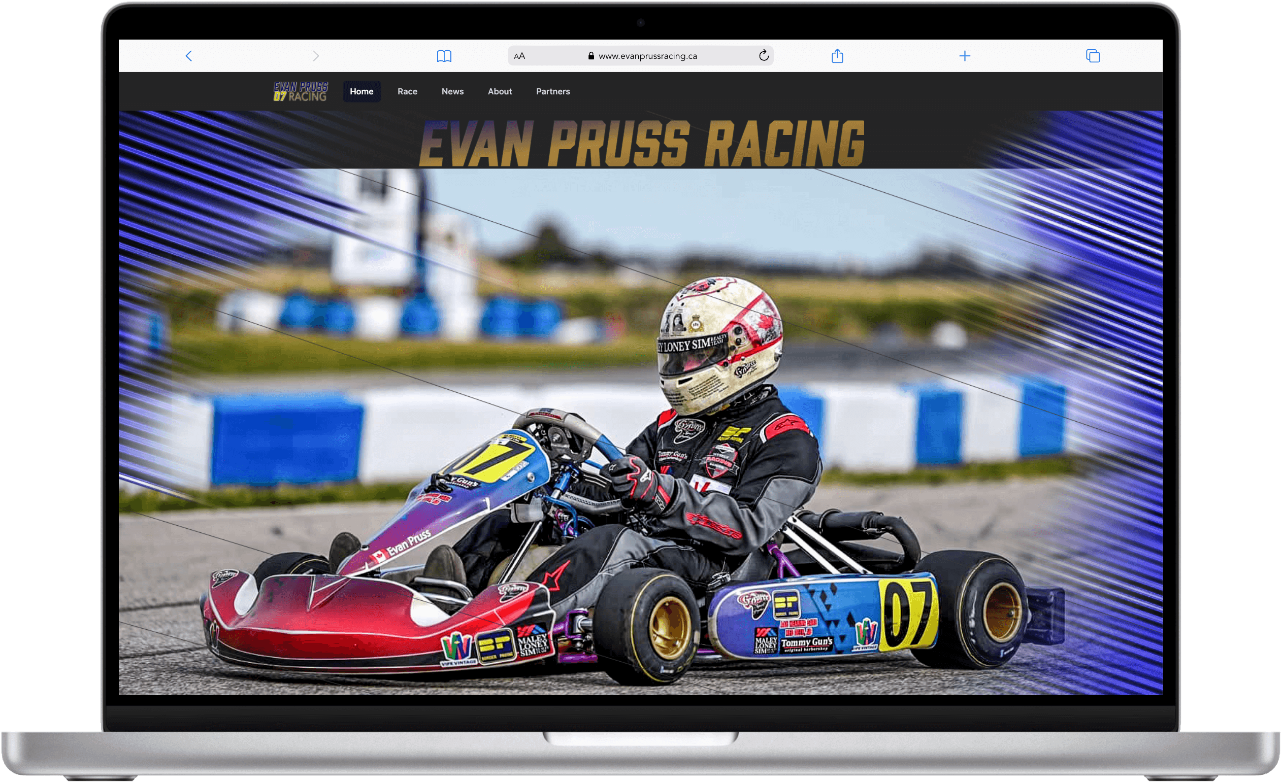 Sample photo rendered in a MacBook Pro