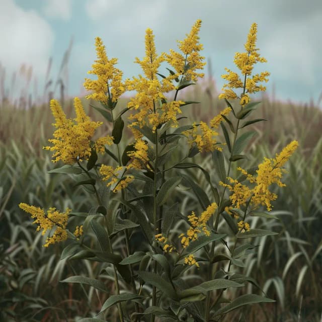 Goldenrod Flower