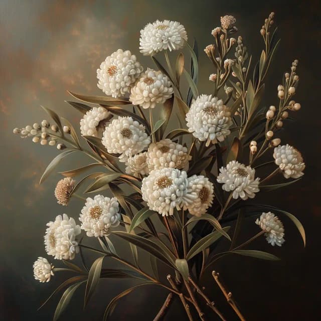Pearly Everlasting Flower